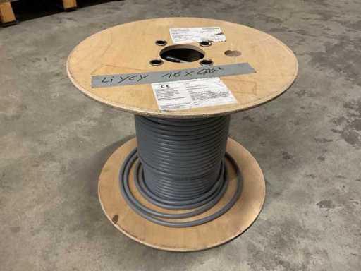 TKD Kabel Elitronic-CY LIYCY 16x0.34mm2 Signaalkabel op haspel
