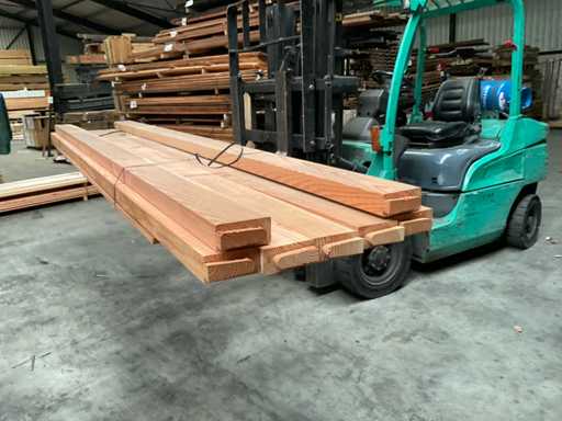 Douglas beam planed - 370x14x6.2 cm (7x)