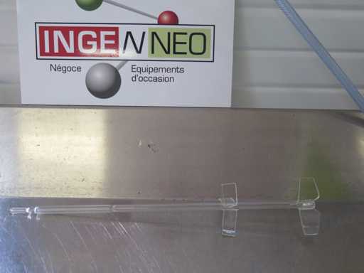 Glass probes and piping set