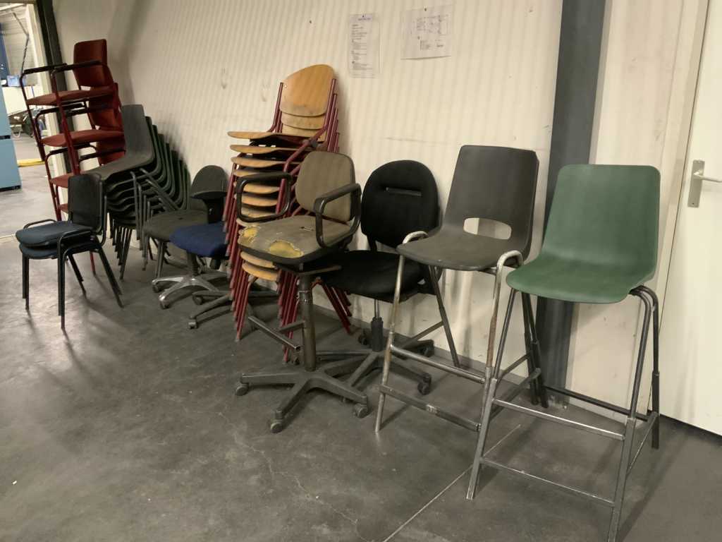 Various warehouse chairs (30x)