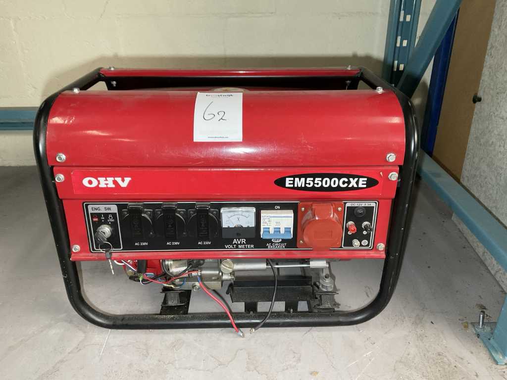 OHV EM5500CXE Awaryjny agregat prądotwórczy