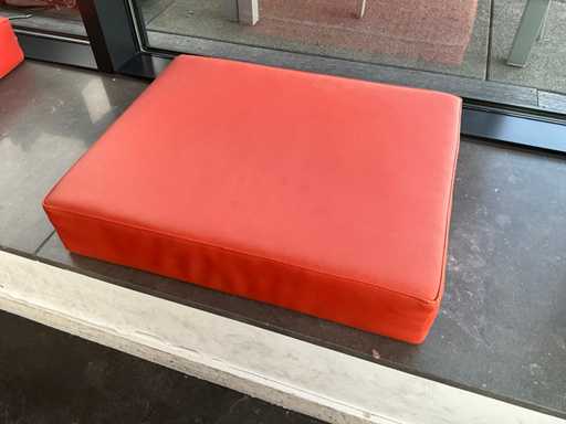 Kunstlederen zitkussens (6x)