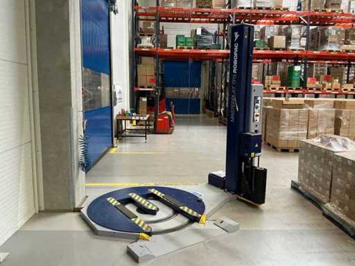 ROBOPAC - Masterplat Plus TP3 PGS - Halbautomatische Paletten-Stretchwickelmaschine - 2025
