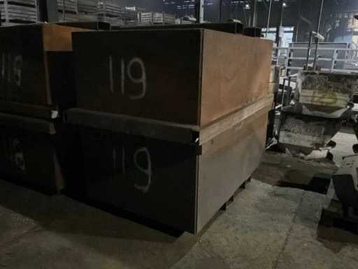 Metalen Container (2x)