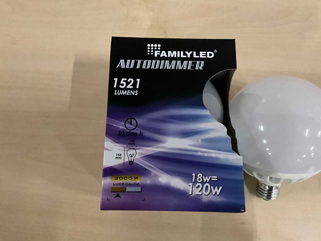 Familyled - FLDIMG120183 - 3000k 1521LM E27 dimmable LED bulb (76x)
