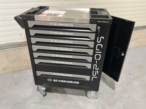 SG Werkzeuge - SG10-25L - 2025 - 258 piese - Cărucior scule