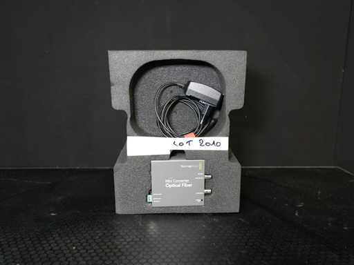 BLACKMAGIC - SET OF 2 BLACK MAGIC SIGNAL CONVERTER HD-SDI/3G TO OPTICAL FIBER 