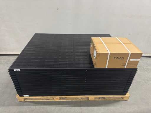Sonnenstromfabrik - set of 14 solar panels (325 wp) - Solax 4.2k inverter