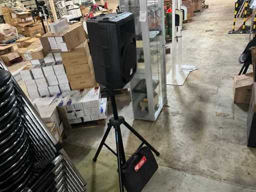 Leem Geluid speaker met draadloze microfoons