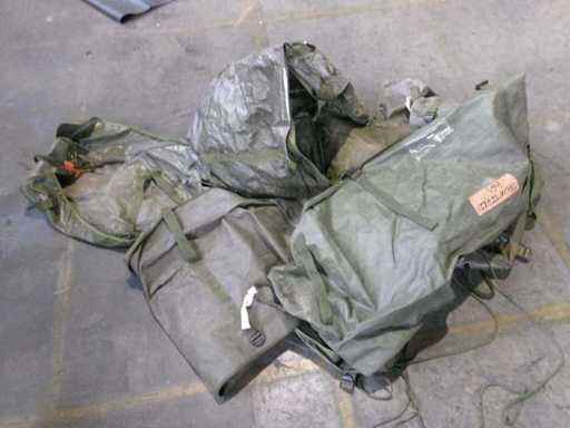 Transporttasmix voor tent, stokken, defect (G1) (18x)