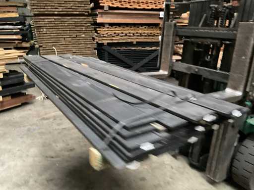 Douglas tuinplank zwart gespoten - 180x14x1,6 cm (32x)