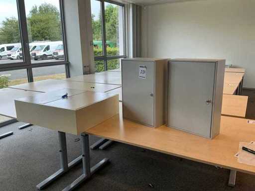Diverse metalen sleutelkast (3x)