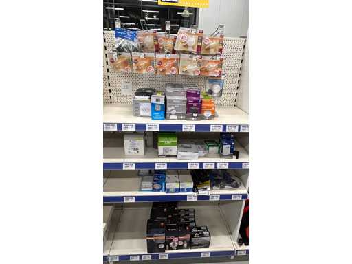 Série de diverses lampes et détecteurs