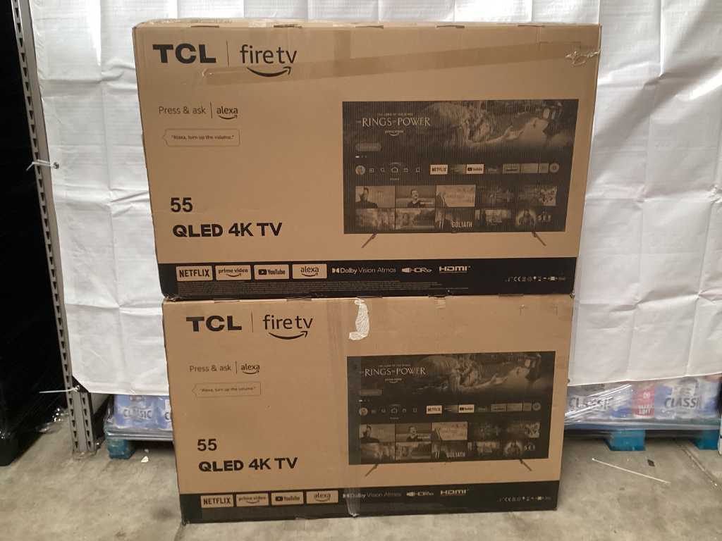 Tcl - Qled - 55 inch - televiziune (2x)