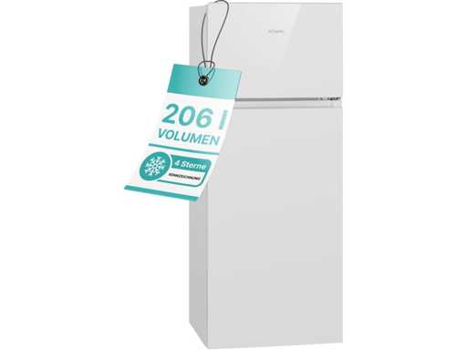 DT 7318 Freestanding Fridge-Freezer 206 L E White