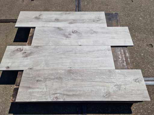 Carreaux de céramique pour le jardin (environ 10,8 m²)