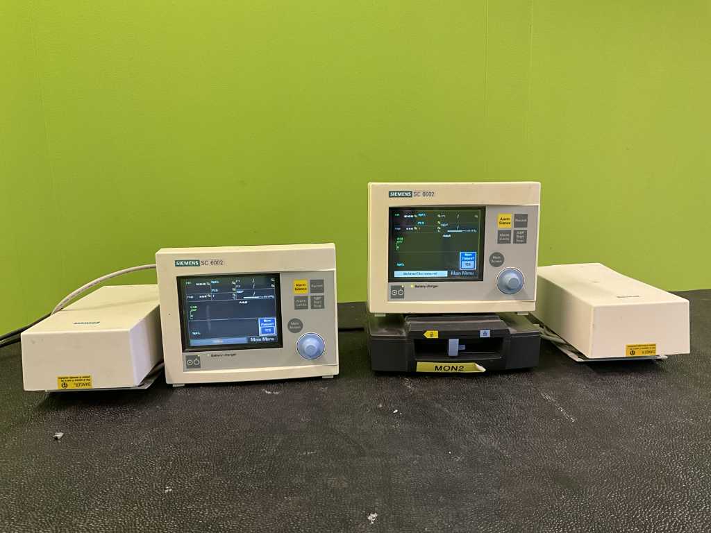 2x Siemens SC6002 Patient Monitor