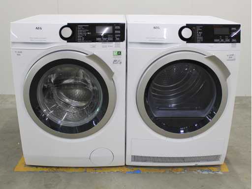 Serie AEG 8000 | Lavamat Ã? Lavatrice KOMix Technology & Serie AEG 8000 | Asciugatrice Lavatherm AbsoluteCare System