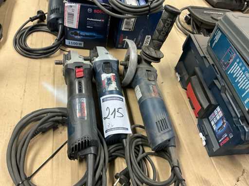 Bosch Diverse Haakse slijpers (3x)