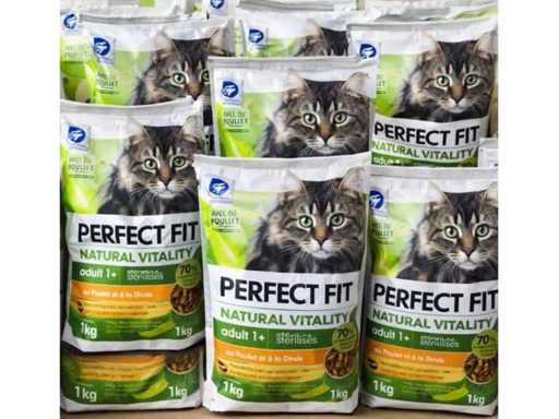 Pacchetto da 18 sacchetti di crocchette - Cats - Perfect Fit - 1 kg – Data di scadenza: febbraio 2026