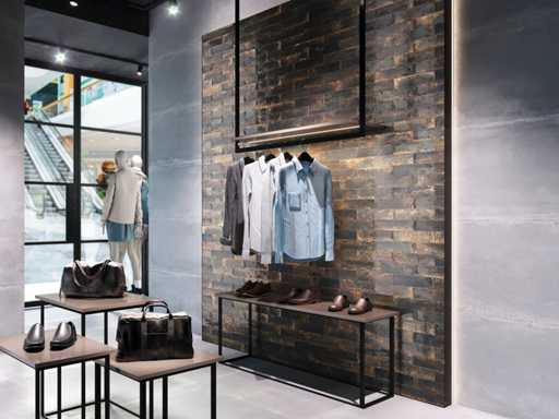 Carrelage mural 48m2 Cuivre industriel brillant 7,5x30cm