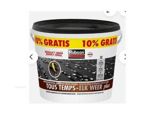 Rubson Any Weather Plus Pots Protected Coating für Dächer und Dachrinnen (4x)