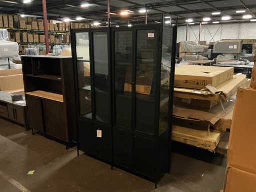 Giga Furniture Fik Black Display Cabinet