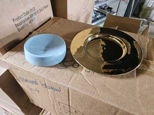 60x serax - San Pellegrino - plaques d’or 21 cm