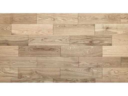 Vloerplank Massief Europees Eikenhout Natur Geborstelde 4V Harde Waxolie