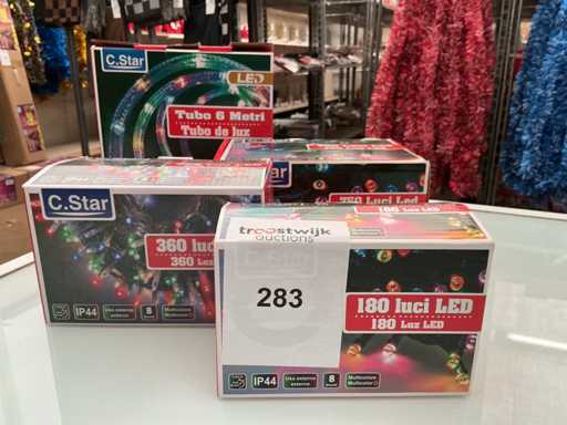 Weihnachten, Led-Dekoration. (4-fach)