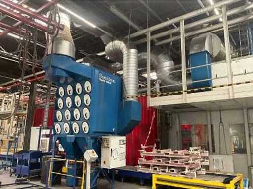 Workshop inventory, robots and welding equipment