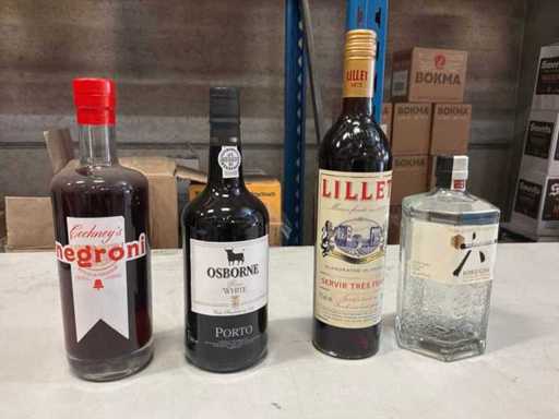 Lotto di vari liquori e porto