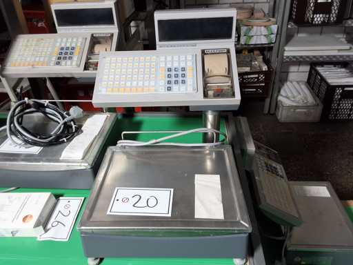   BIZERBA scale type SC 800 with receipt pressure, max. 6 kg, min. 40 g