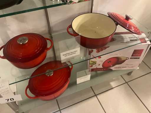 Ensemble de casseroles en fonte Baumalu (3x)