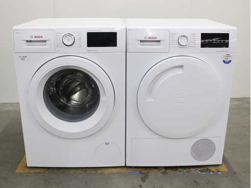 Série Bosch|6 i-Dos EcoSilence Drive machine à laver & série Bosch|6 sèche-linge auto-nettoyant à condensateur