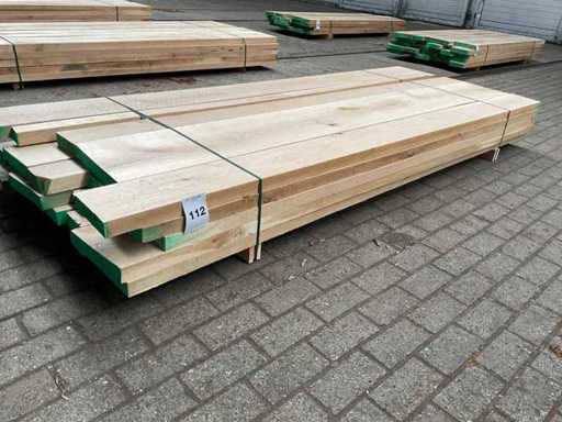 Europees Eiken voorgeschaafd op 45 mm ca. 0,65 m³ 