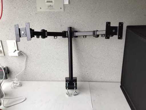 Ramię monitora Neomounts dla części komputerowej dwóch monitorów