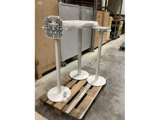 Stehtisch weiß (3x)