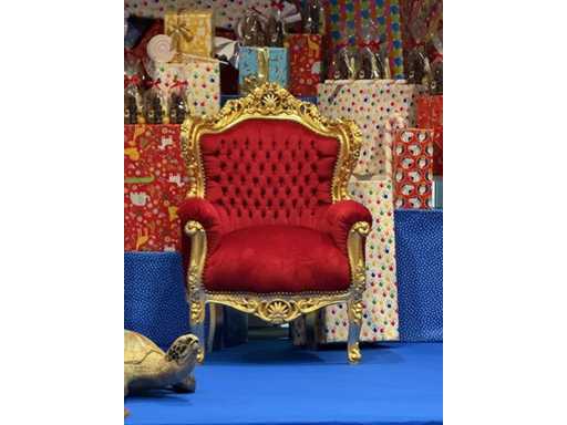 Stoel - barrok stoel - sinterklaasstoel 