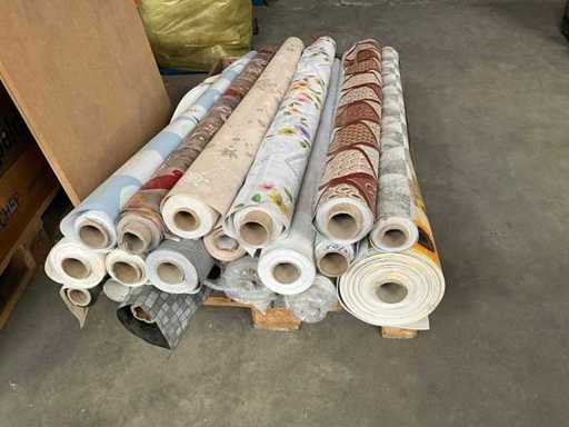 PALETTEDEAL : divers rouleaux de nappe de 140 cm de large