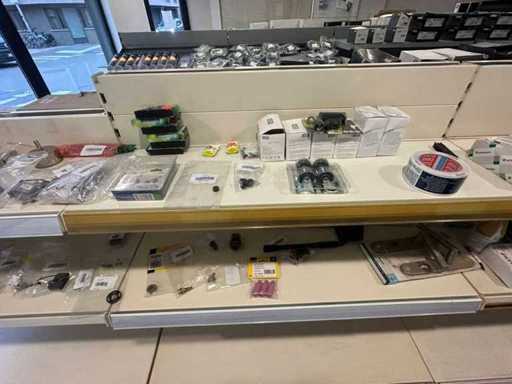 Charge verschiedener Baumaterialien