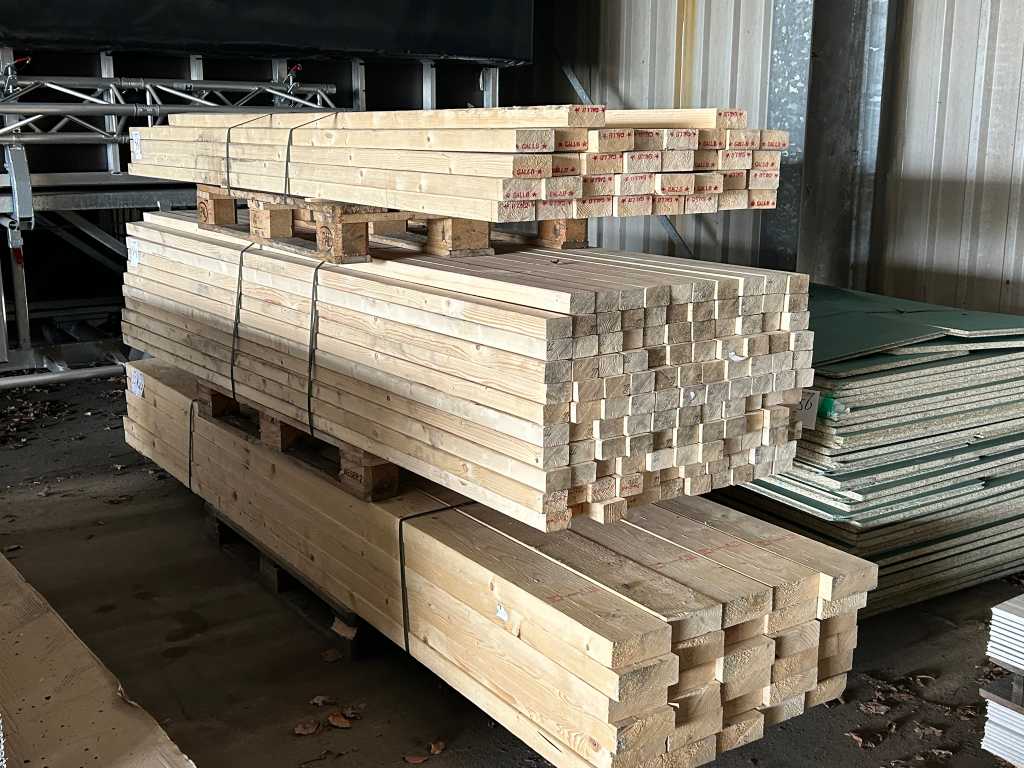 Building materials due to excess stock