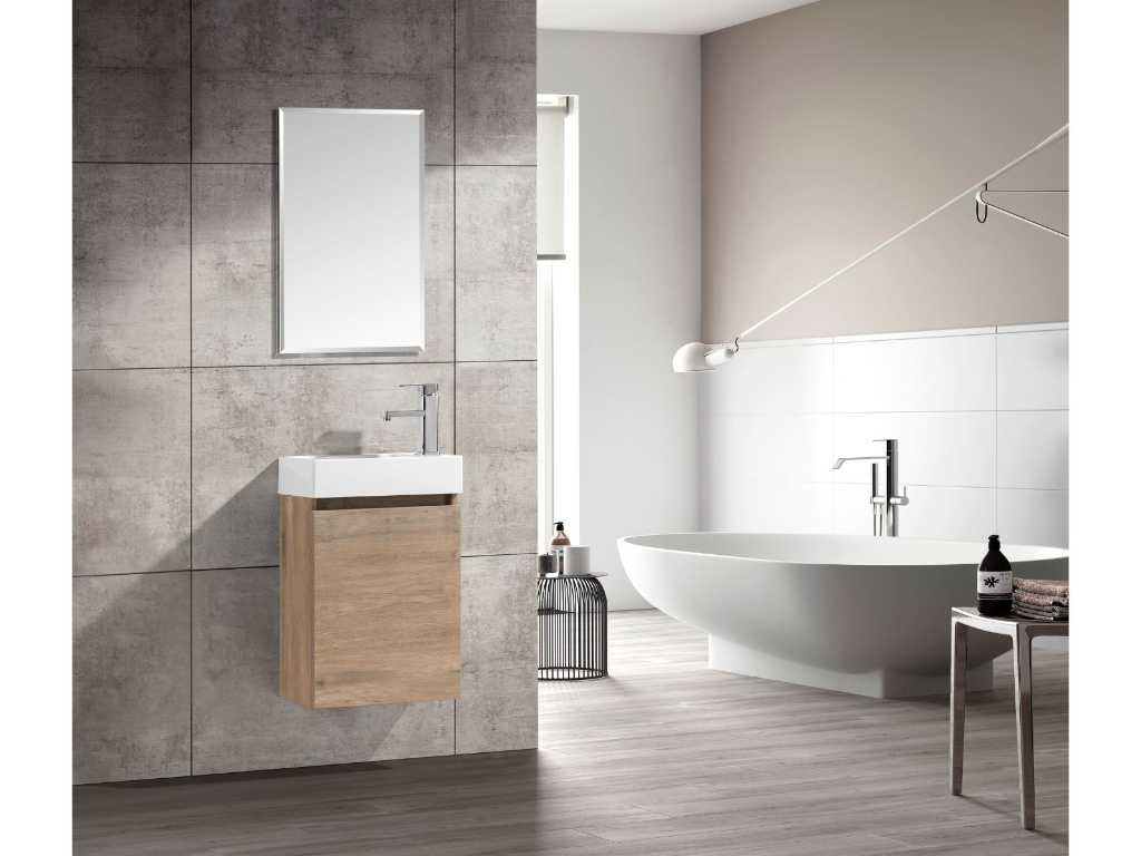 1 x 40cm Toiletmeubel grey eik - Como 40-02