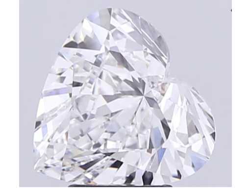 Diamant – 4,01 Karat herzförmiger geschliffener Diamant (zertifiziert)