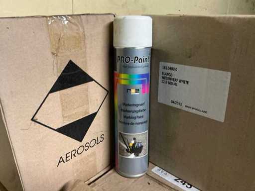 Vopseaua de marcajare pro-vopsea AEROSOLS (12x)