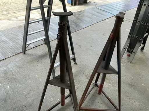 Hoog model assteun (2x)