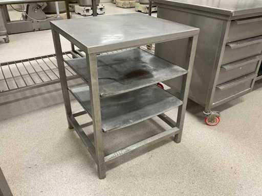 Stainless steel work table