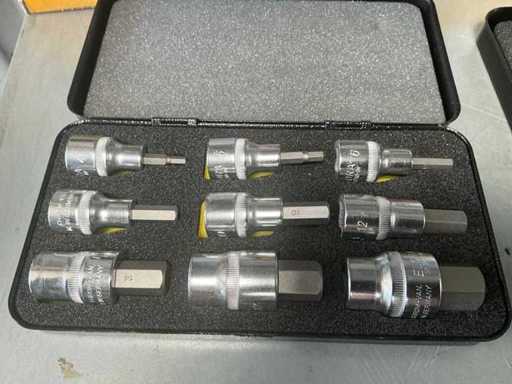 Set di prese Elora 770-INM a 9 pezzi