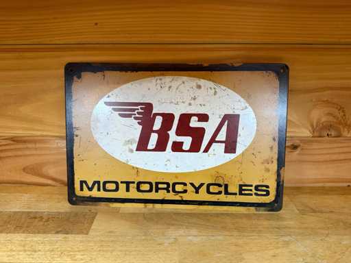 metaal reclame wandbord