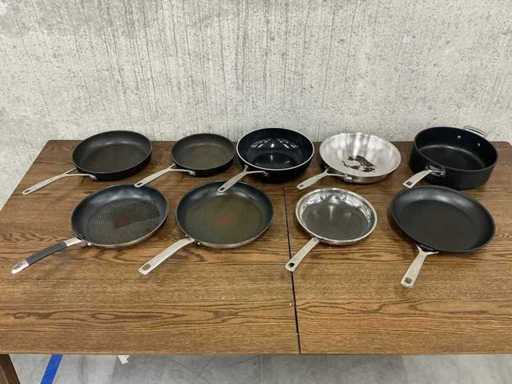 Poêle de différentes marques (9x)